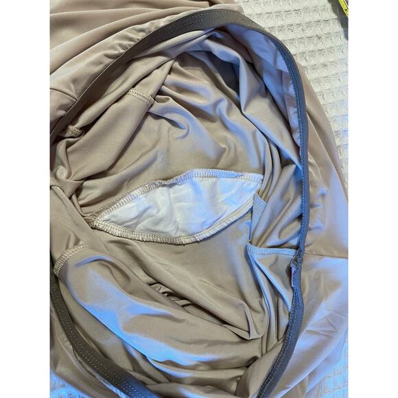 Undersummer Nude High Waisted Silky Slip Shorts/ Biker Shorts Size 2X - Picture 9 of 11